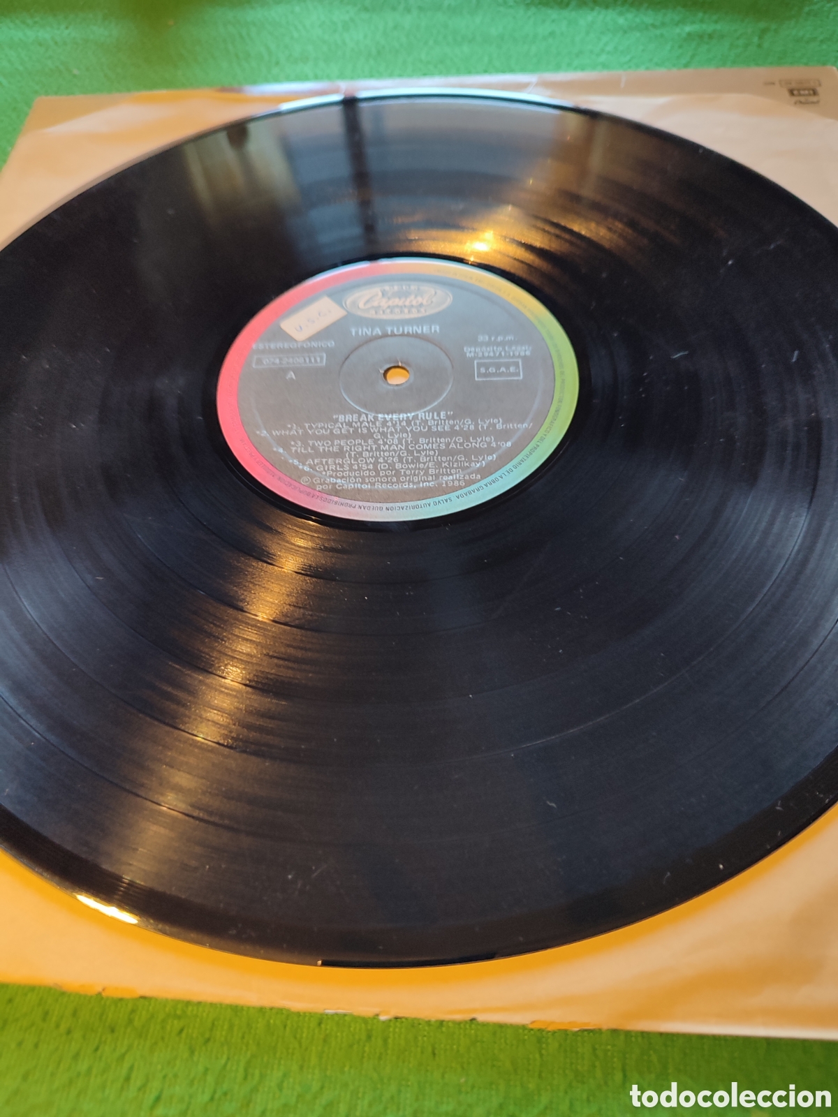 Discos de vinilo: Tina Turner - Break every rule Vinilo Lp - Foto 3
