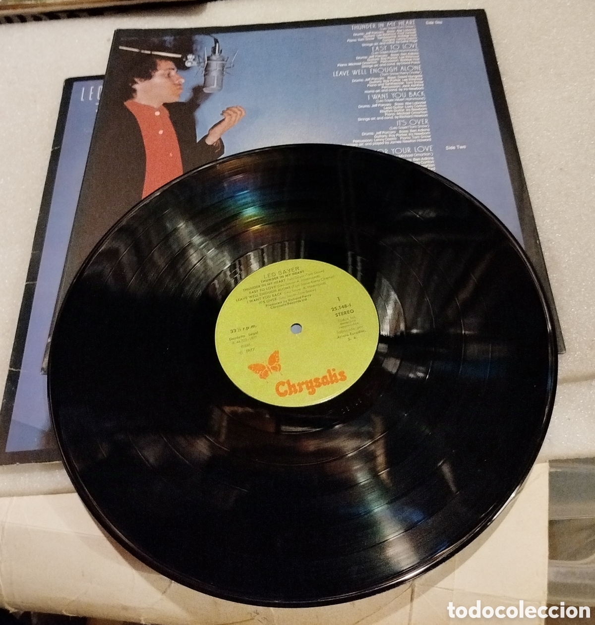 Discos de vinilo: Leo Sayer - Thunder in my heart - Foto 2