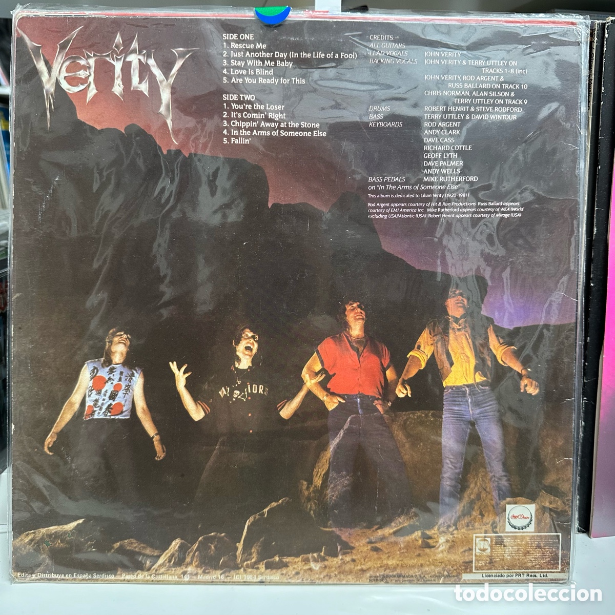 Discos de vinilo: Verity - Interrupted Journey (LP, Album) - Foto 2
