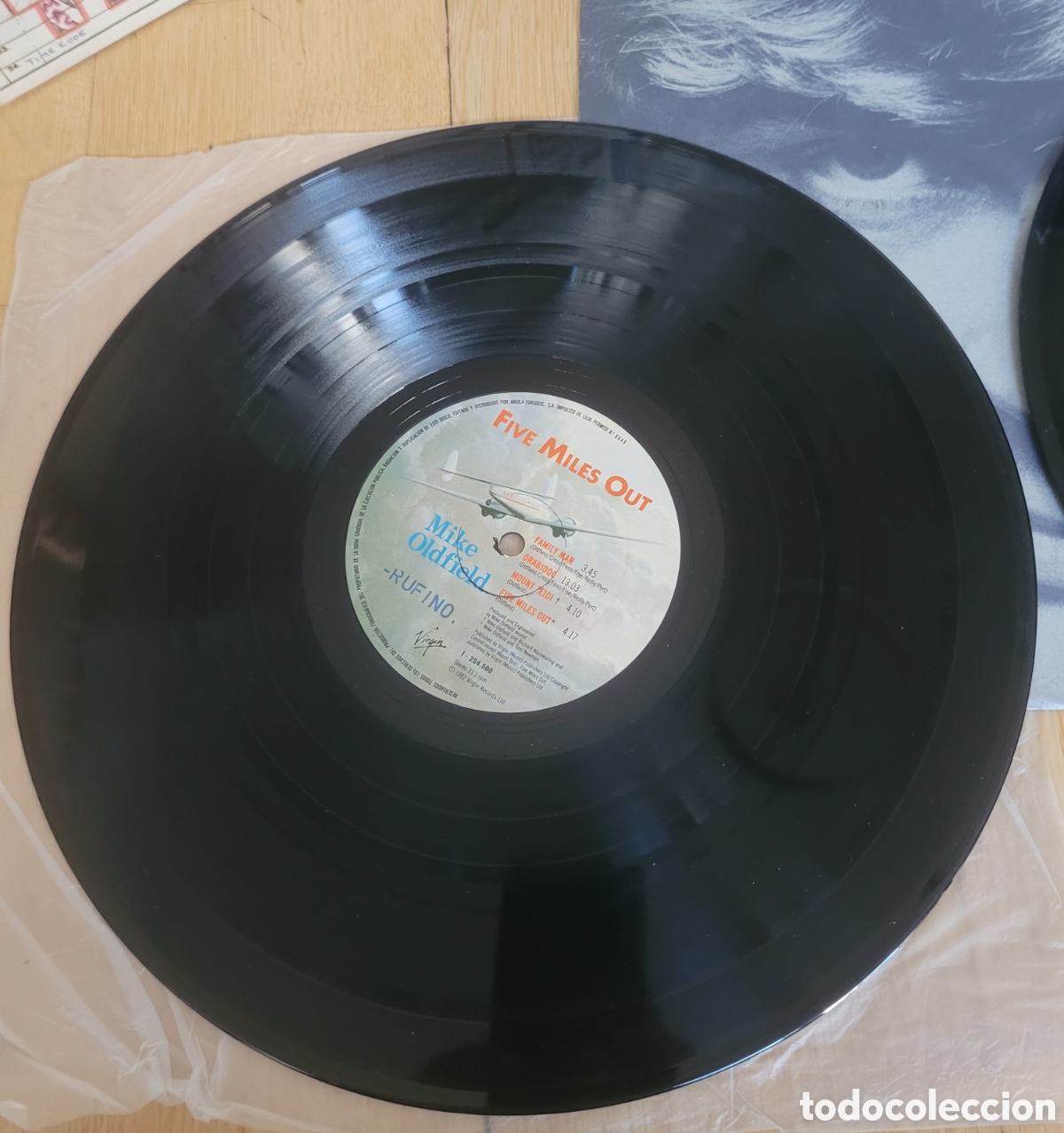 Discos de vinilo: Mike Oldfield Five miles out lp. - Foto 3