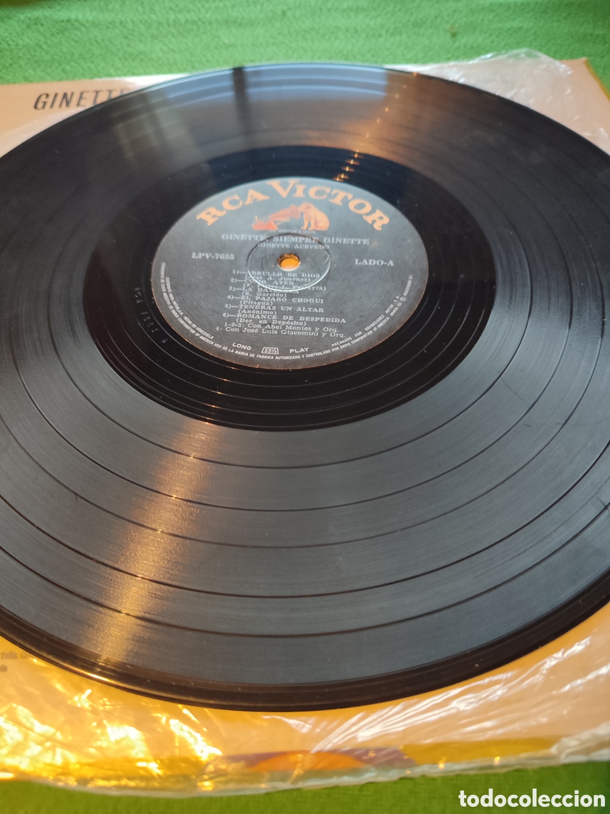 Discos de vinilo: Ginette Acevedo - Ginette siempre Ginette - Foto 3