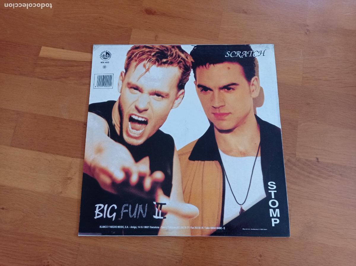 Discos de vinilo: Big fun II-stomp.maxi - Foto 2