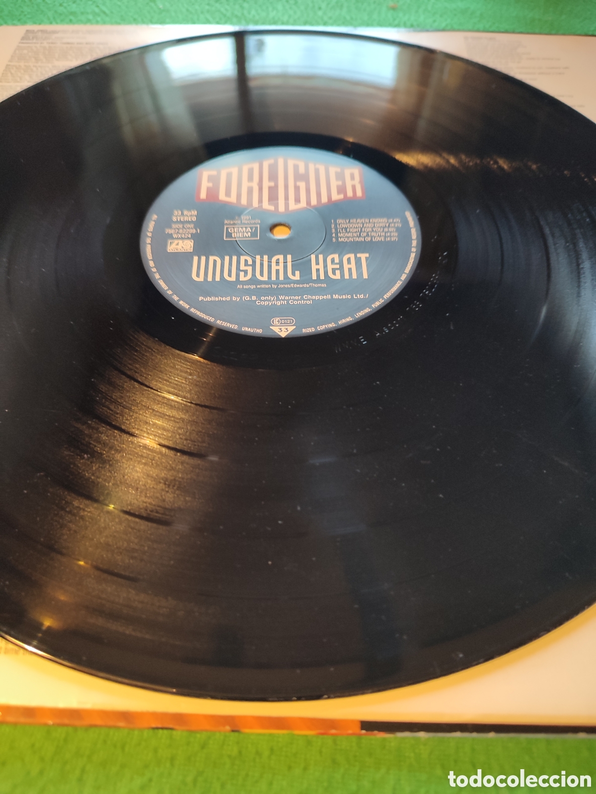 Discos de vinilo: Foreigner - Unusual Heat Vinilo Lp - Foto 3