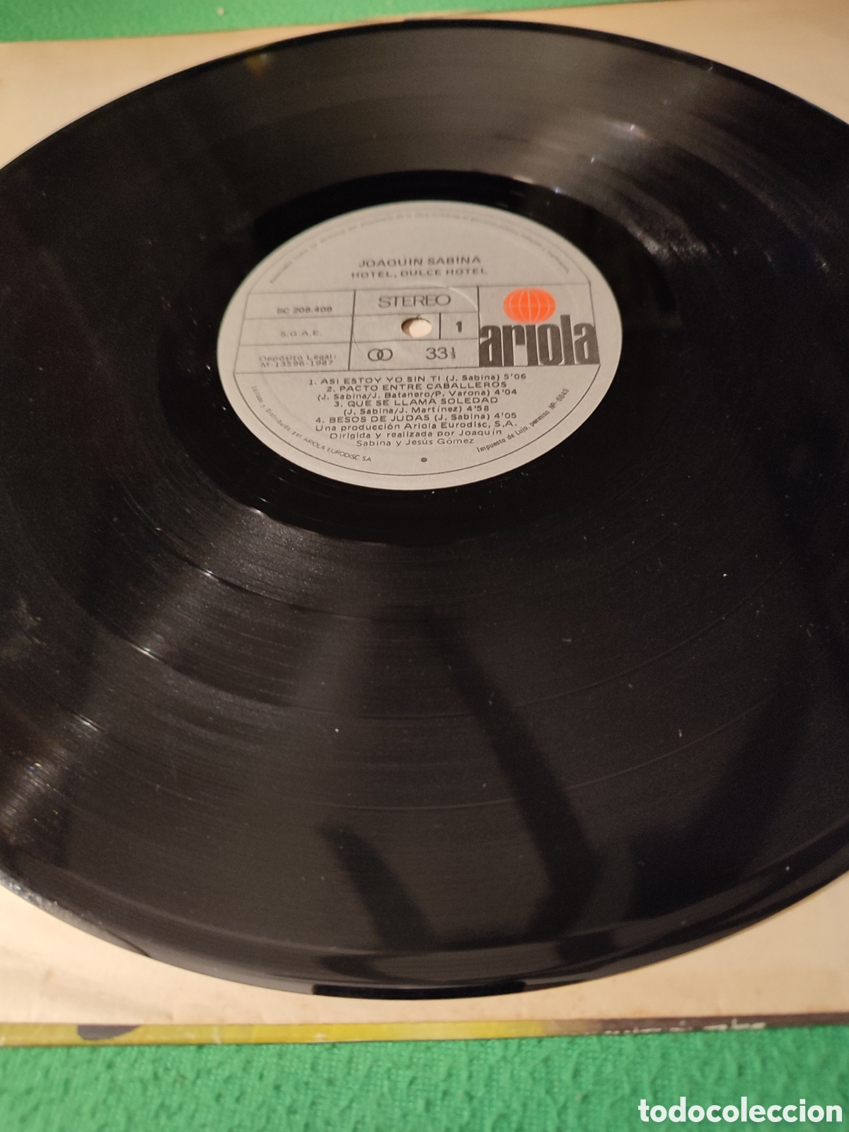 Discos de vinilo: Joaqu&iacute;n Sabina - Hotel. Dulce Hotel - Foto 3