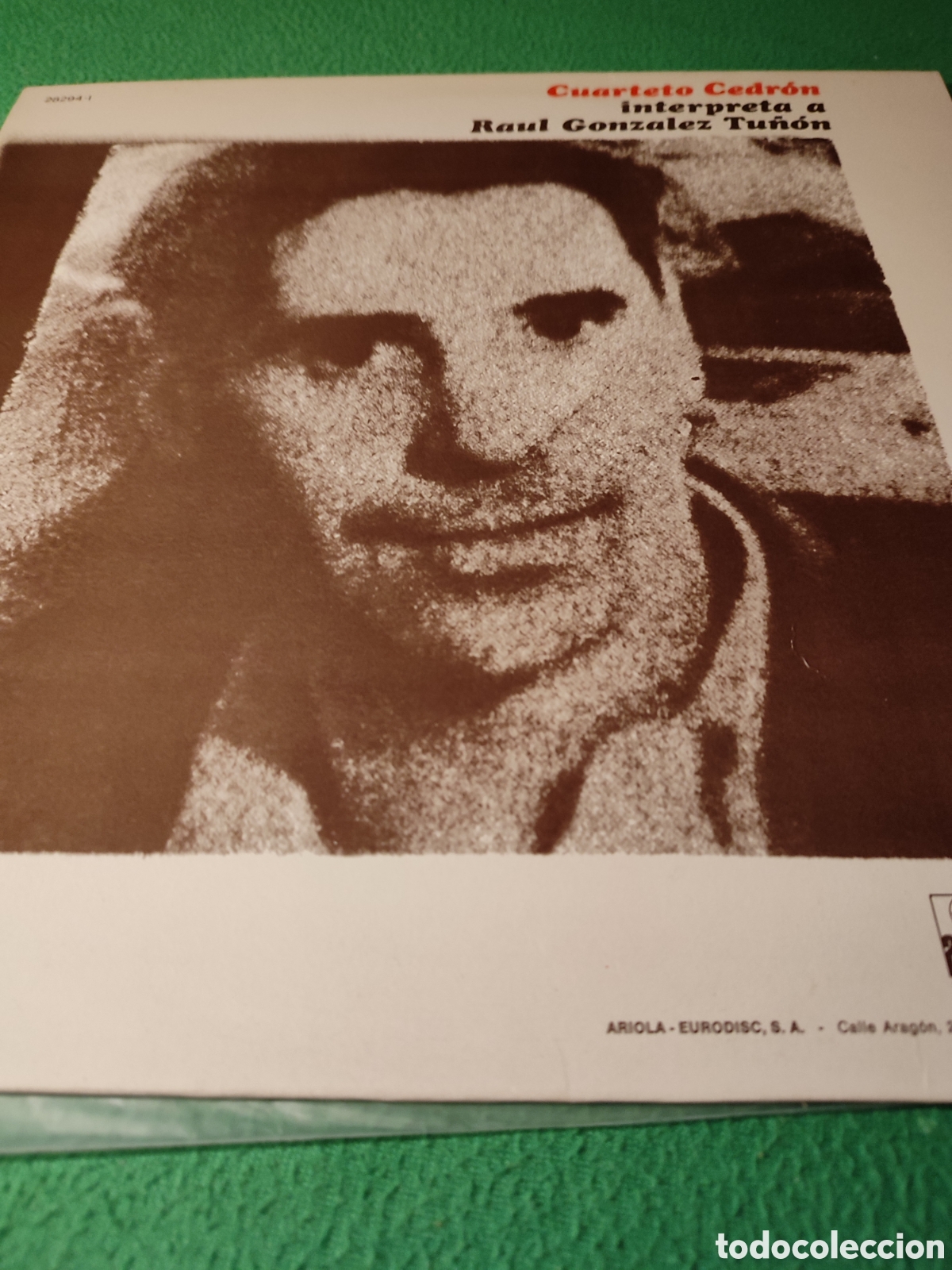Discos de vinilo: Paco Ib&aacute;&ntilde;ez/ Cuarteto Cedr&oacute;n - Interpreta a P.Neruda - Foto 3