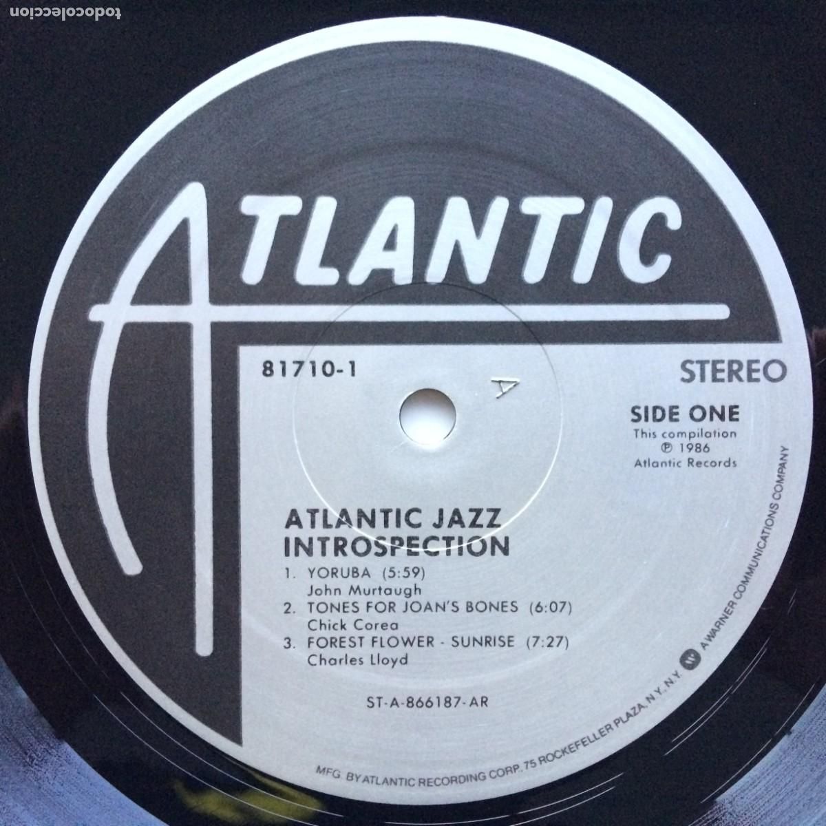 Discos de vinilo: Various &lrm;&ndash; Introspection USA 1986 Atlantic Jazz - Foto 3