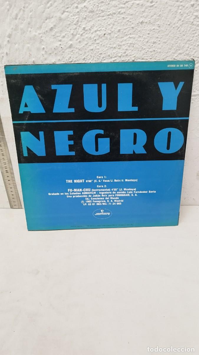 Discos de vinilo: Azul Y Negro &ndash; The Night. Maxi single - Foto 3