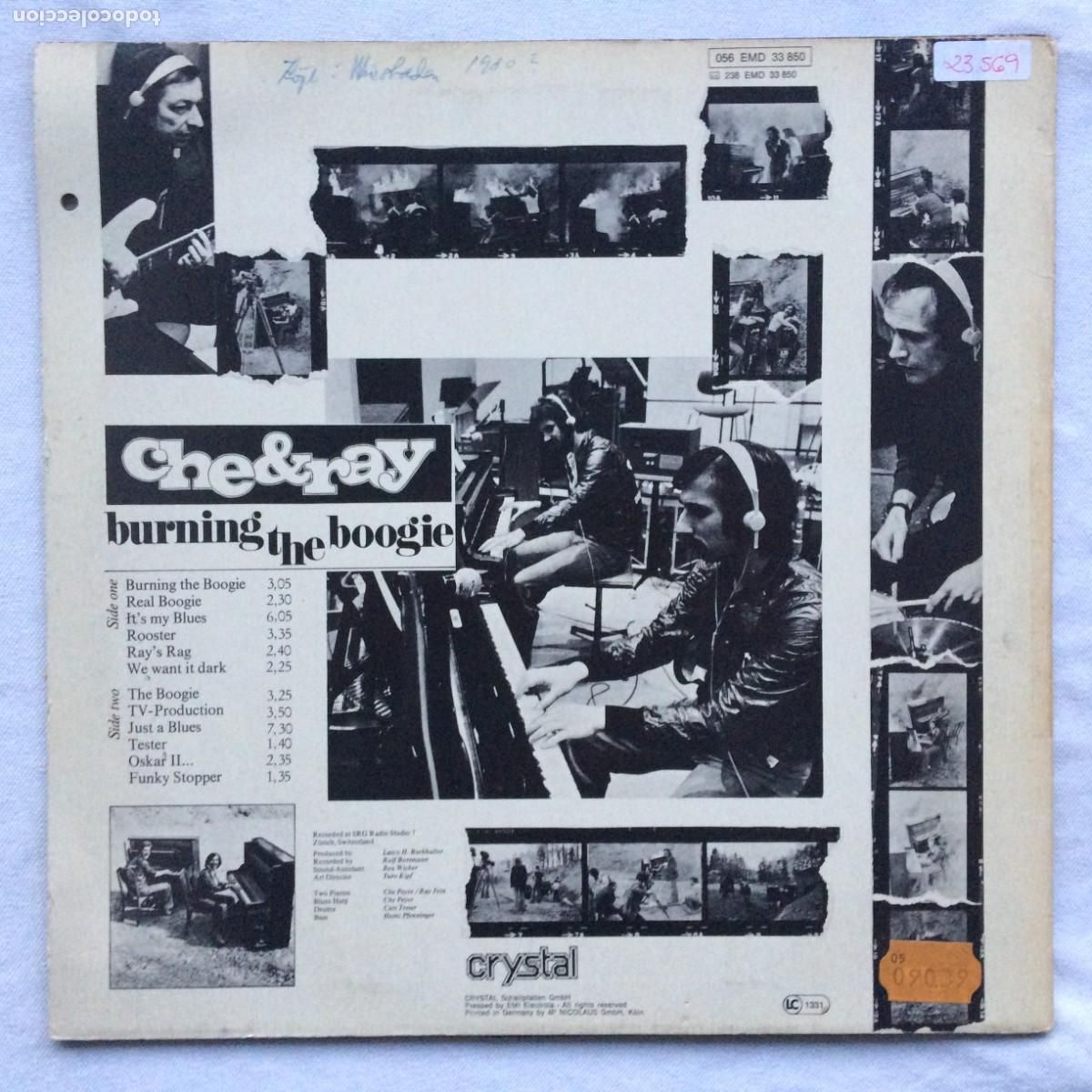 Discos de vinilo: Che & Ray &lrm;&ndash; Burning The Boogie Germany 1976 Emidisc - Foto 2
