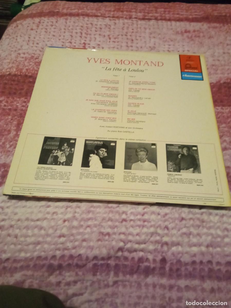 Discos de vinilo: Yves Montand. Fontana - Foto 2