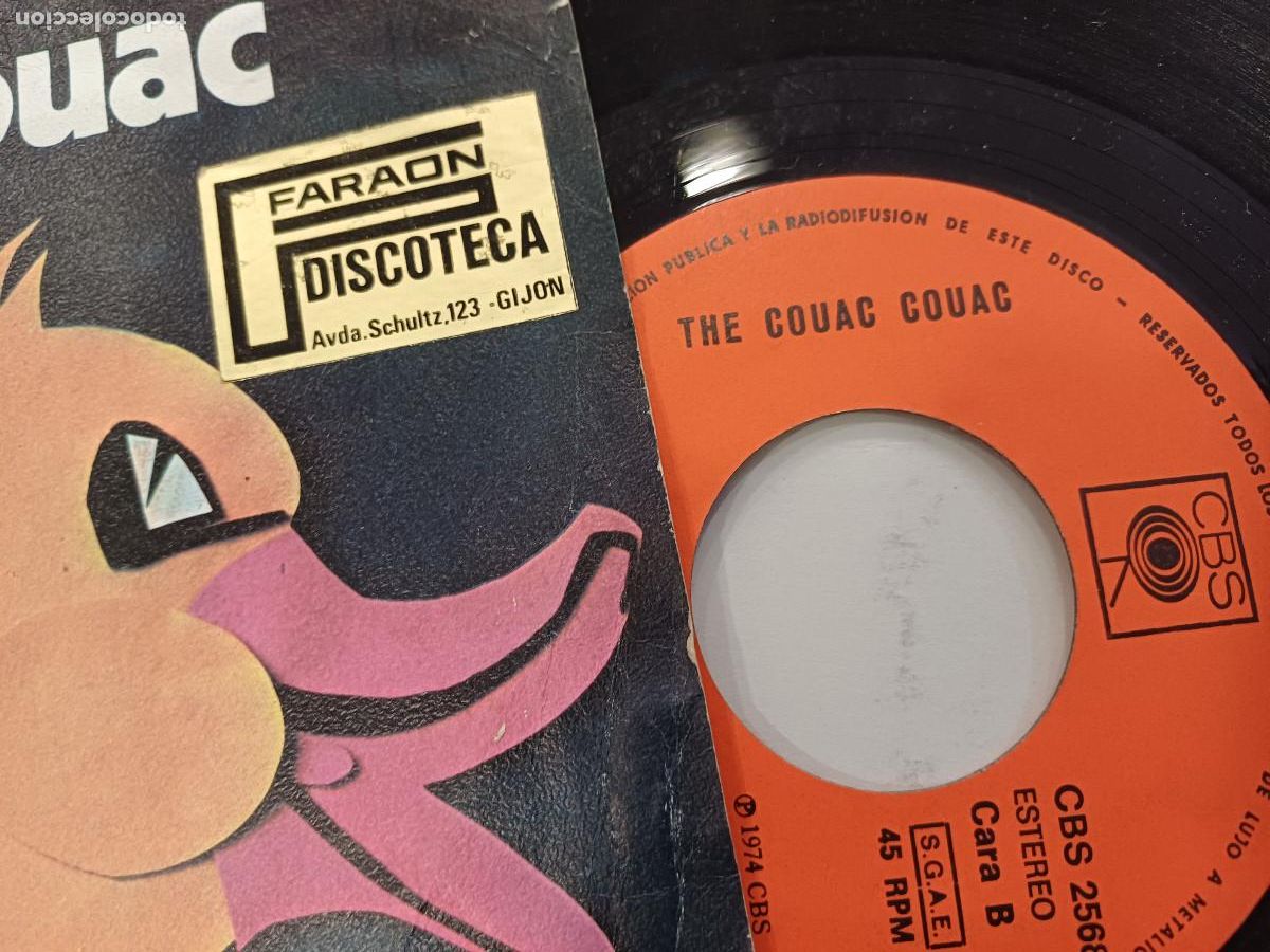 Discos de vinilo: THE COUAC COUAC/COUAC COUAC/SINGLE - Foto 2