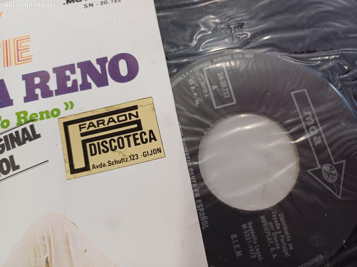 Discos de vinilo: TONY CHRISTIE/VAYAS A RENO/SINGLE. - Foto 2