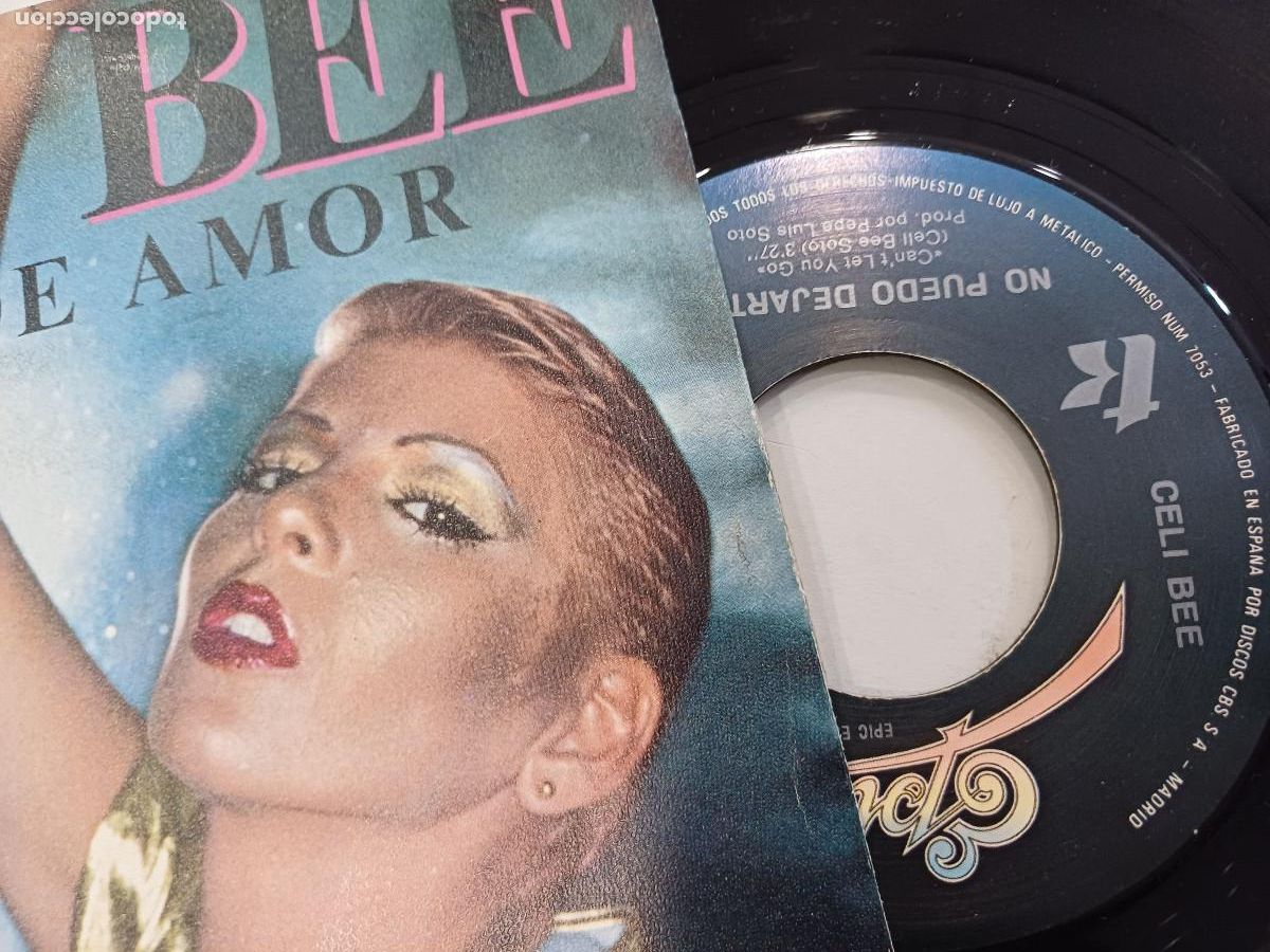 Discos de vinilo: CELI BEE/GOTAS DE AMOR/SINGLE. - Foto 2