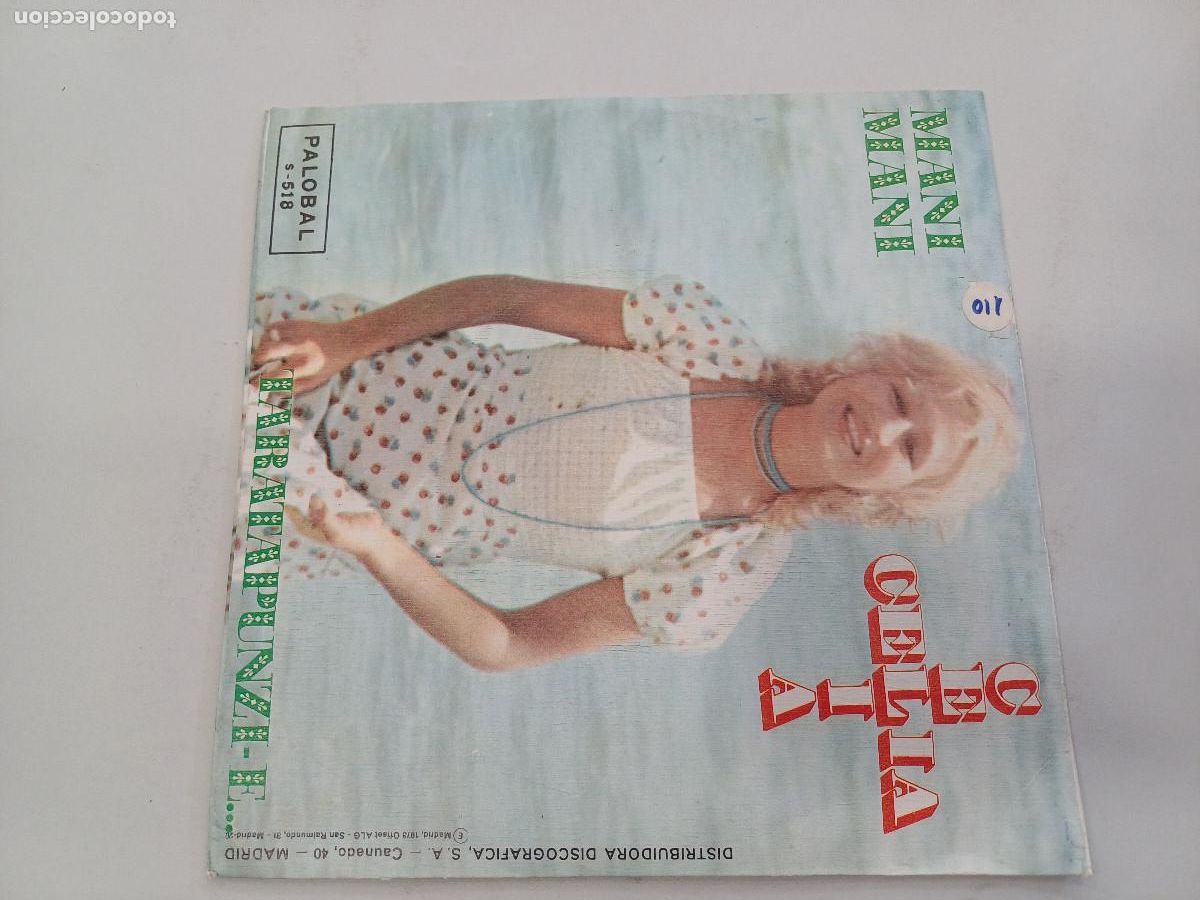 Discos de vinilo: CELIA/MANI MANI/SINGLE. - Foto 3