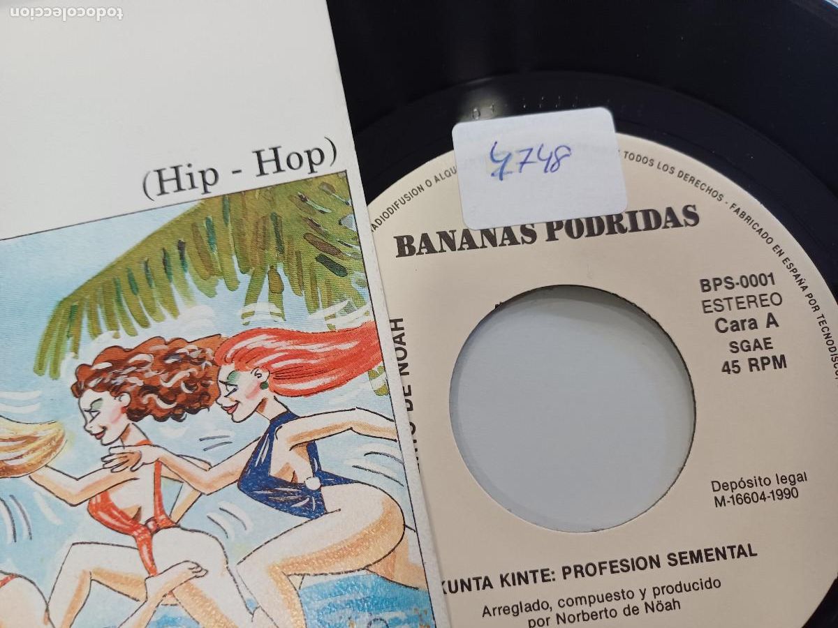 Discos de vinilo: NORBERTO DE NOAH/KUNTA KINTE/PROFESION SEMENTAL/SINGLE. - Foto 2