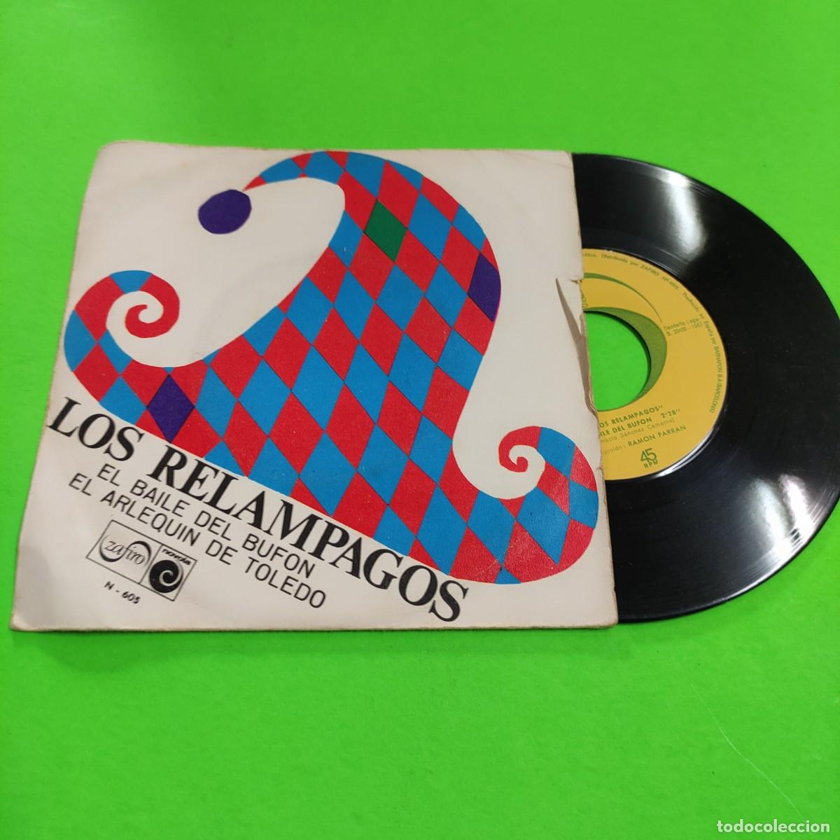 Discos de vinilo: LOS RELAMPAGOS ** EL BAILE DEL BUFON * SINGLE VINILO *JUANI - Foto 1