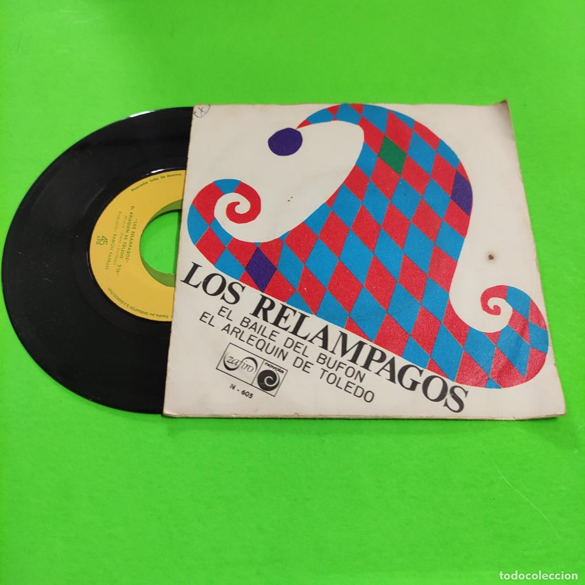 Discos de vinilo: LOS RELAMPAGOS ** EL BAILE DEL BUFON * SINGLE VINILO *JUANI - Foto 2