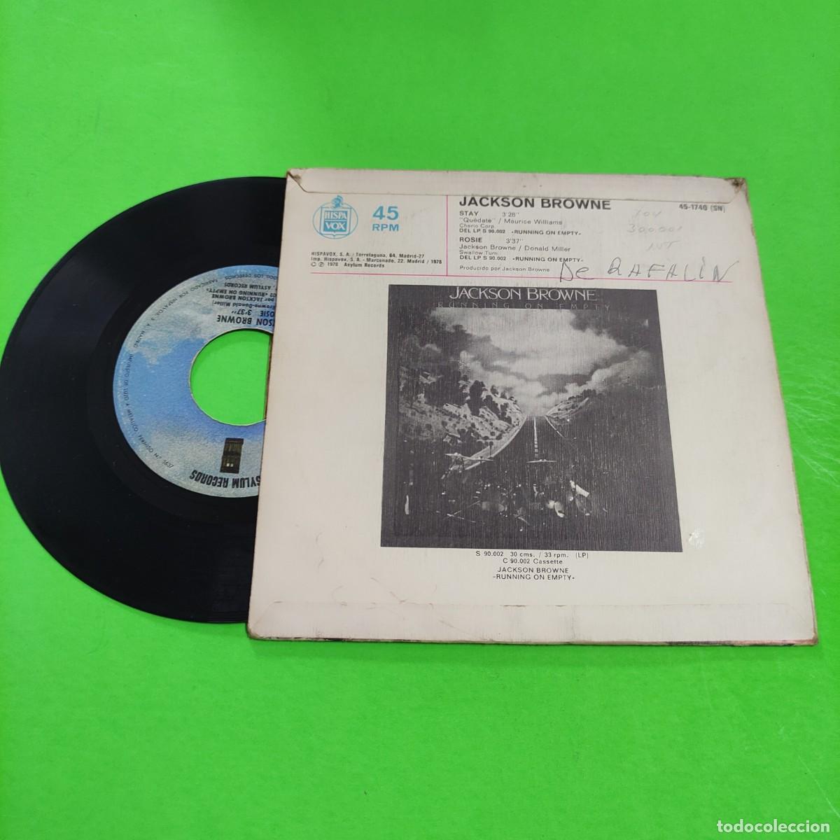 Discos de vinilo: JACKSON BROWNE * STAY * ROSIE ** SINGLE * JUANI - Foto 2