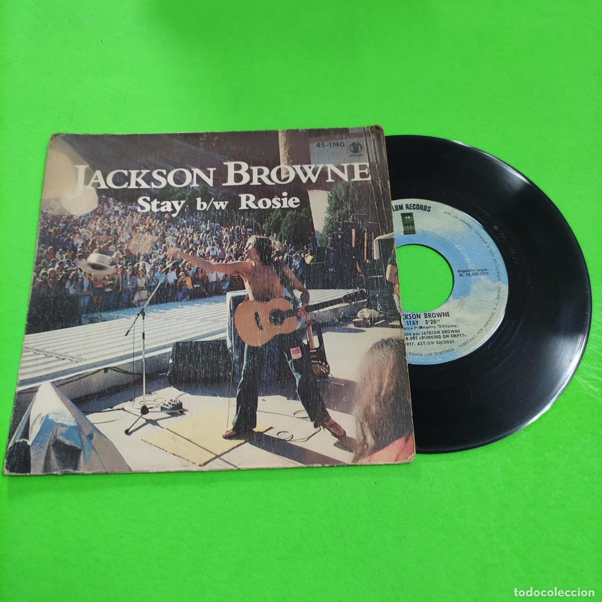 Discos de vinilo: JACKSON BROWNE * STAY * ROSIE ** SINGLE * JUANI - Foto 1