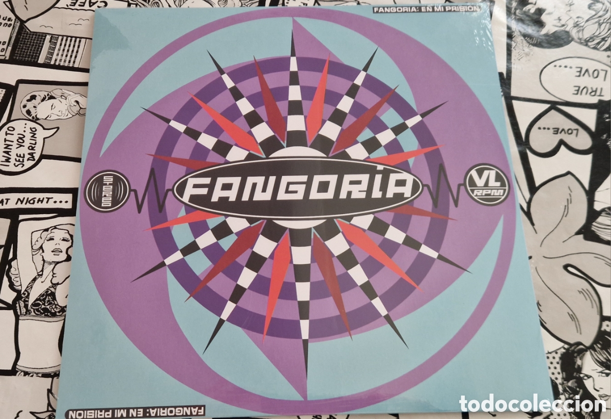 Discos de vinilo: FANGORIA, EN MI PRISION,MAXI SINGLE, NUEVO,VERDE - Foto 1