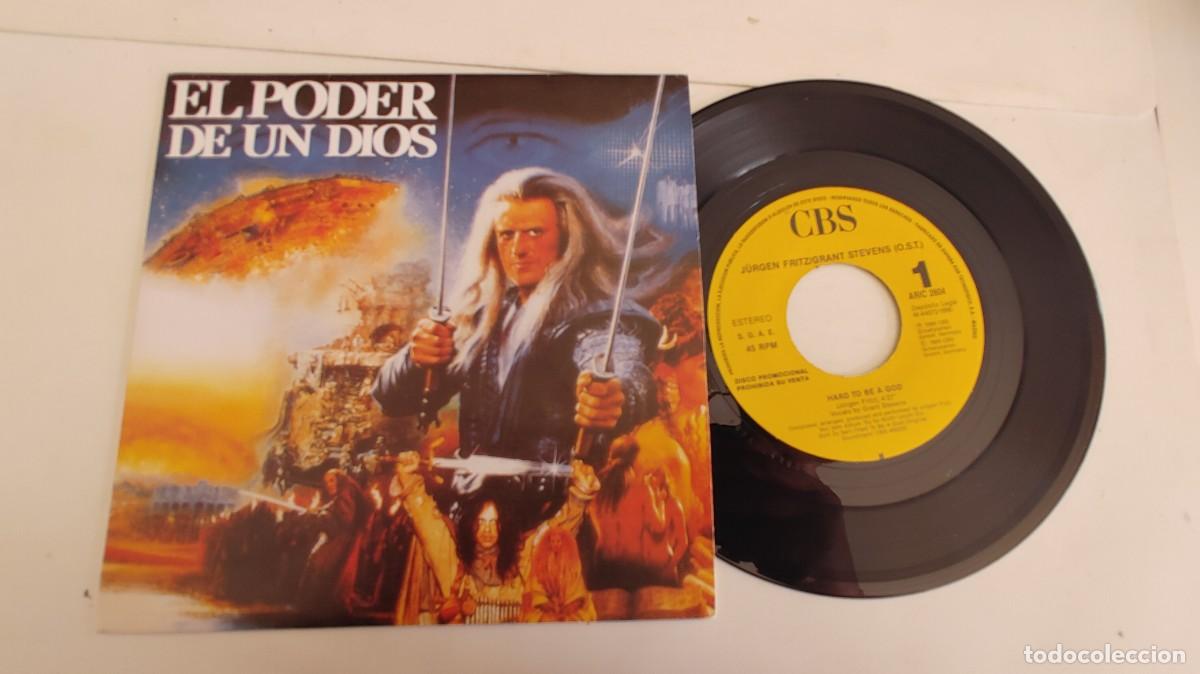 Discos de vinilo: JURGEN FRITZ GRANT STEVENS-SINGLE EL PODER DE UN DIOS-PROMO UNA CARA - Foto 1