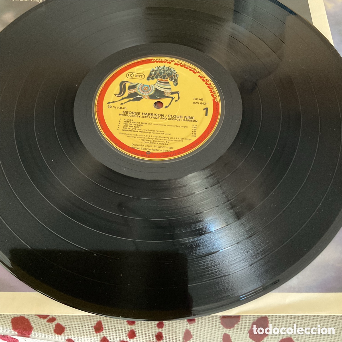 Discos de vinilo: GEORGE HARRISON LP Cloud nine - Foto 1