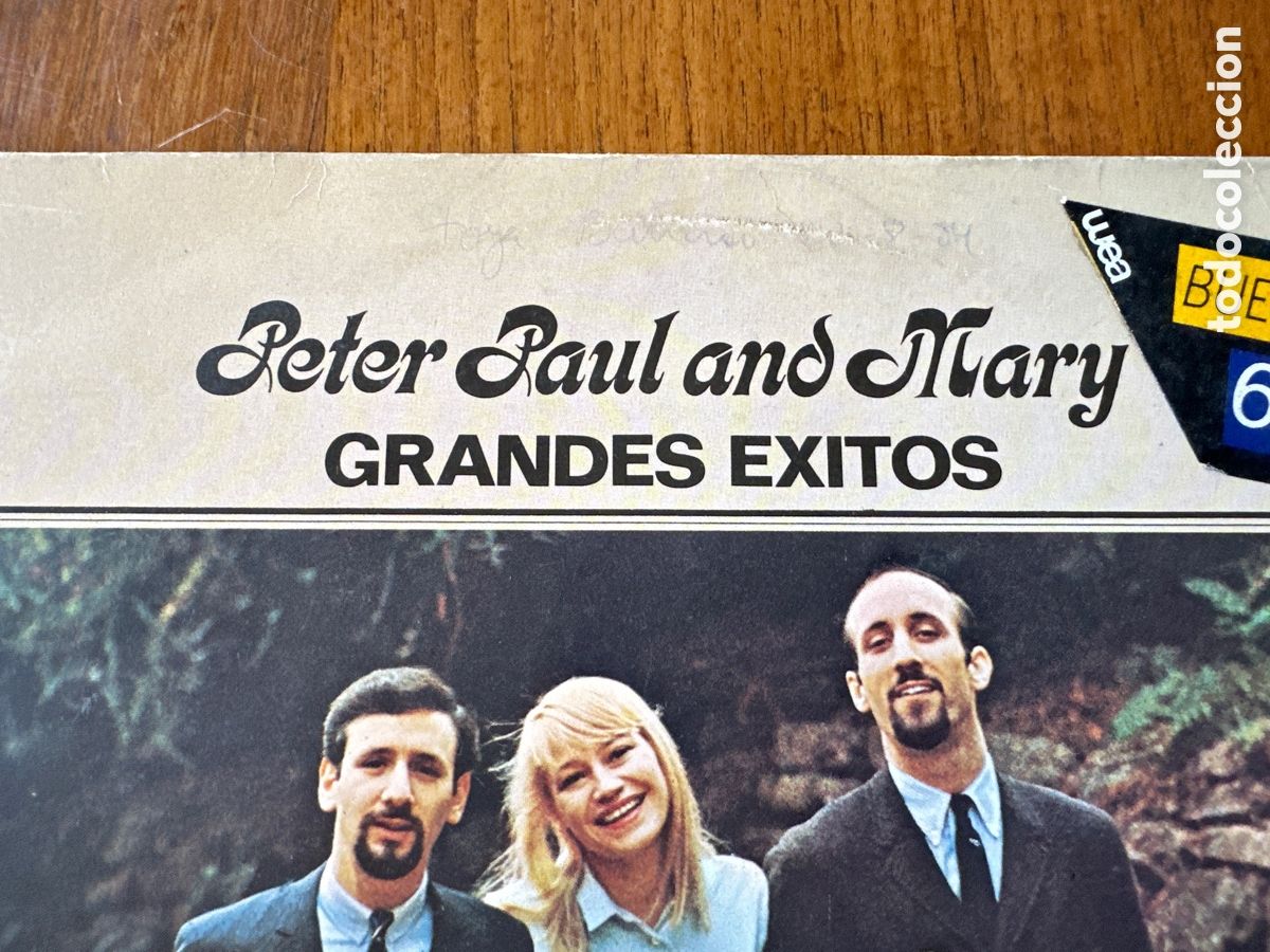 Discos de vinilo: PETER PAUL AND MARY - GRANDES EXITOS - LP - Foto 7