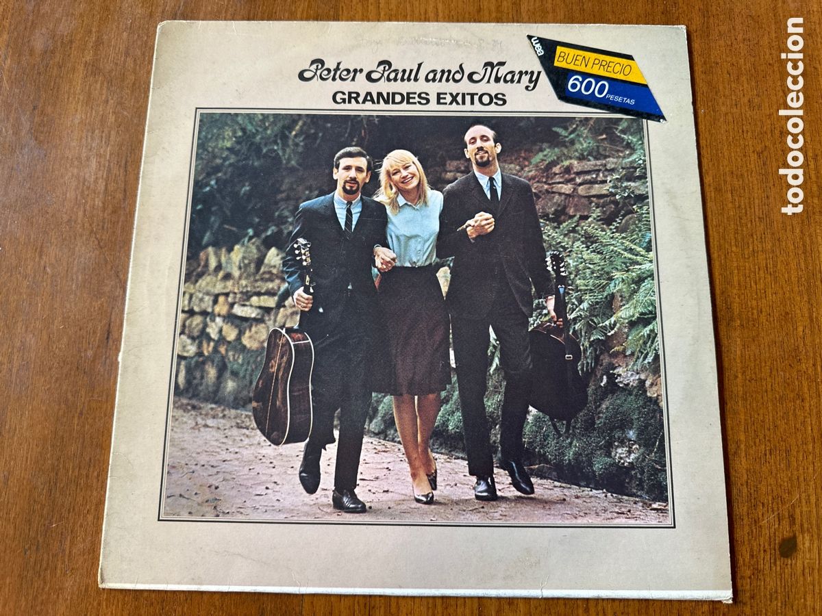 Discos de vinilo: PETER PAUL AND MARY - GRANDES EXITOS - LP - Foto 8