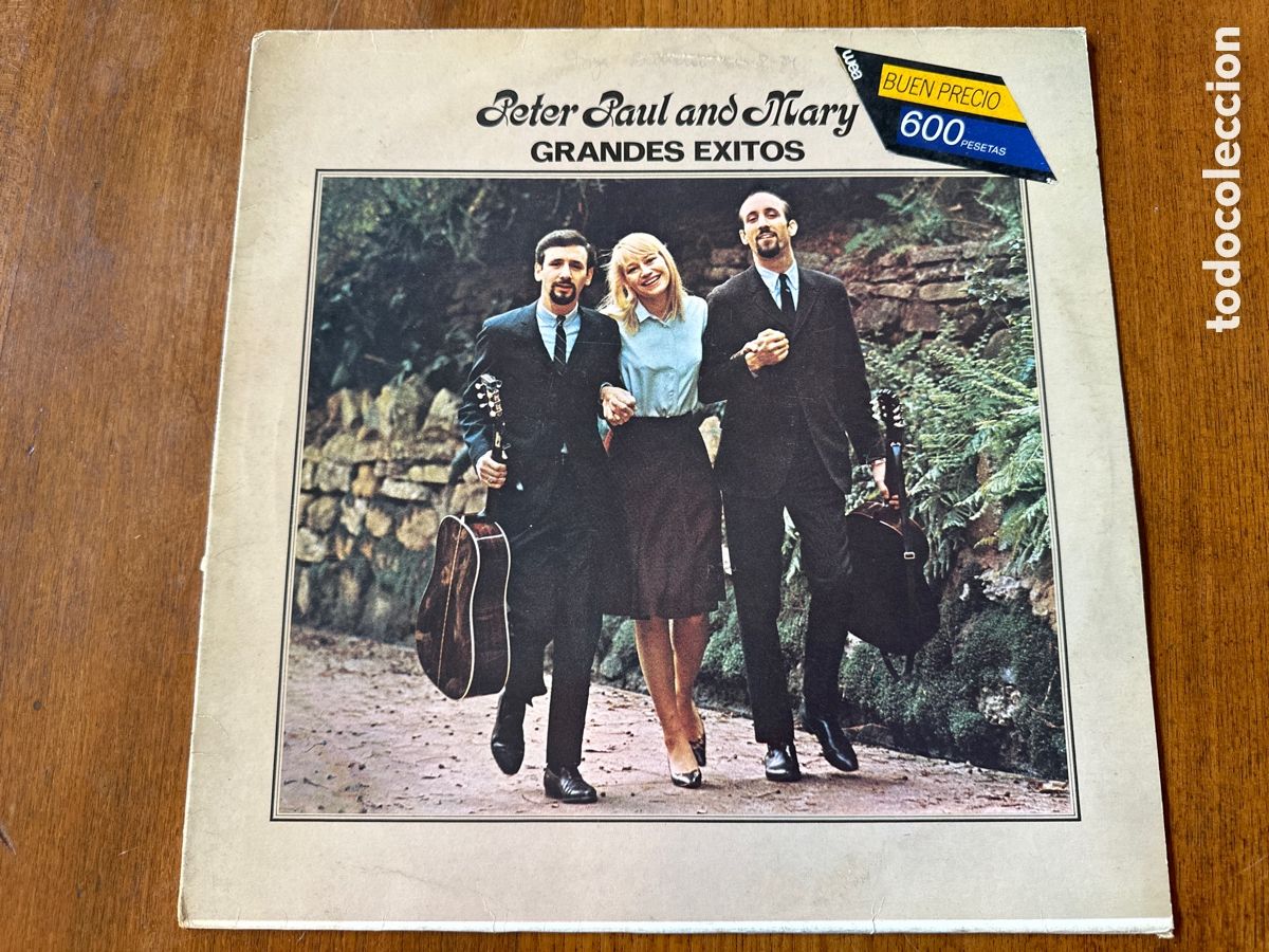 Discos de vinilo: PETER PAUL AND MARY - GRANDES EXITOS - LP - Foto 1