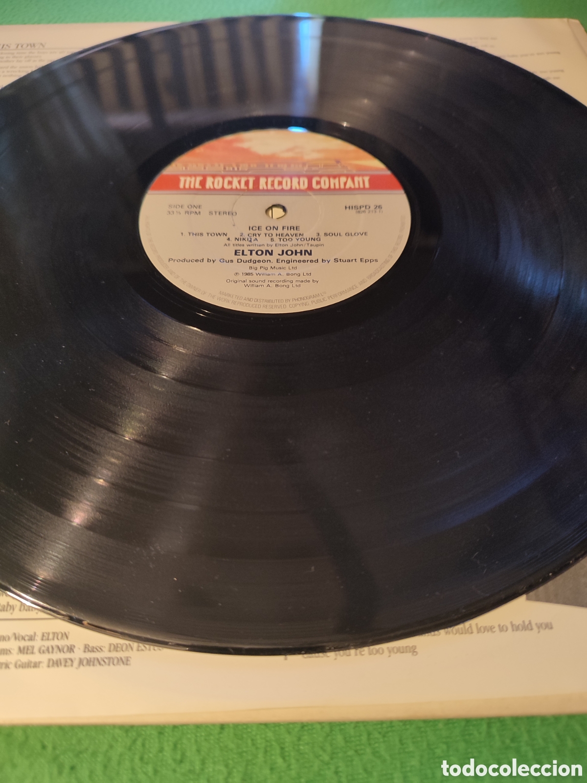 Discos de vinilo: Elton John - Ice on fire Vinilo Lp - Foto 3