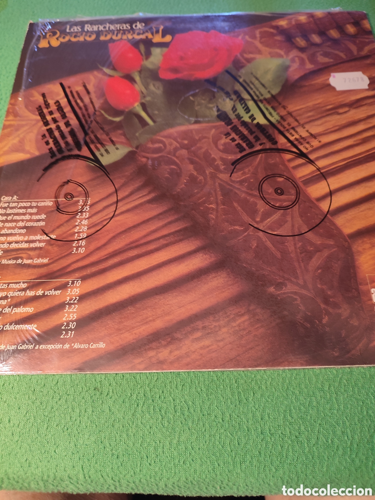 Discos de vinilo: Roc&iacute;o Durcal - Las rancheras 15 grandes &eacute;xitos - Foto 2