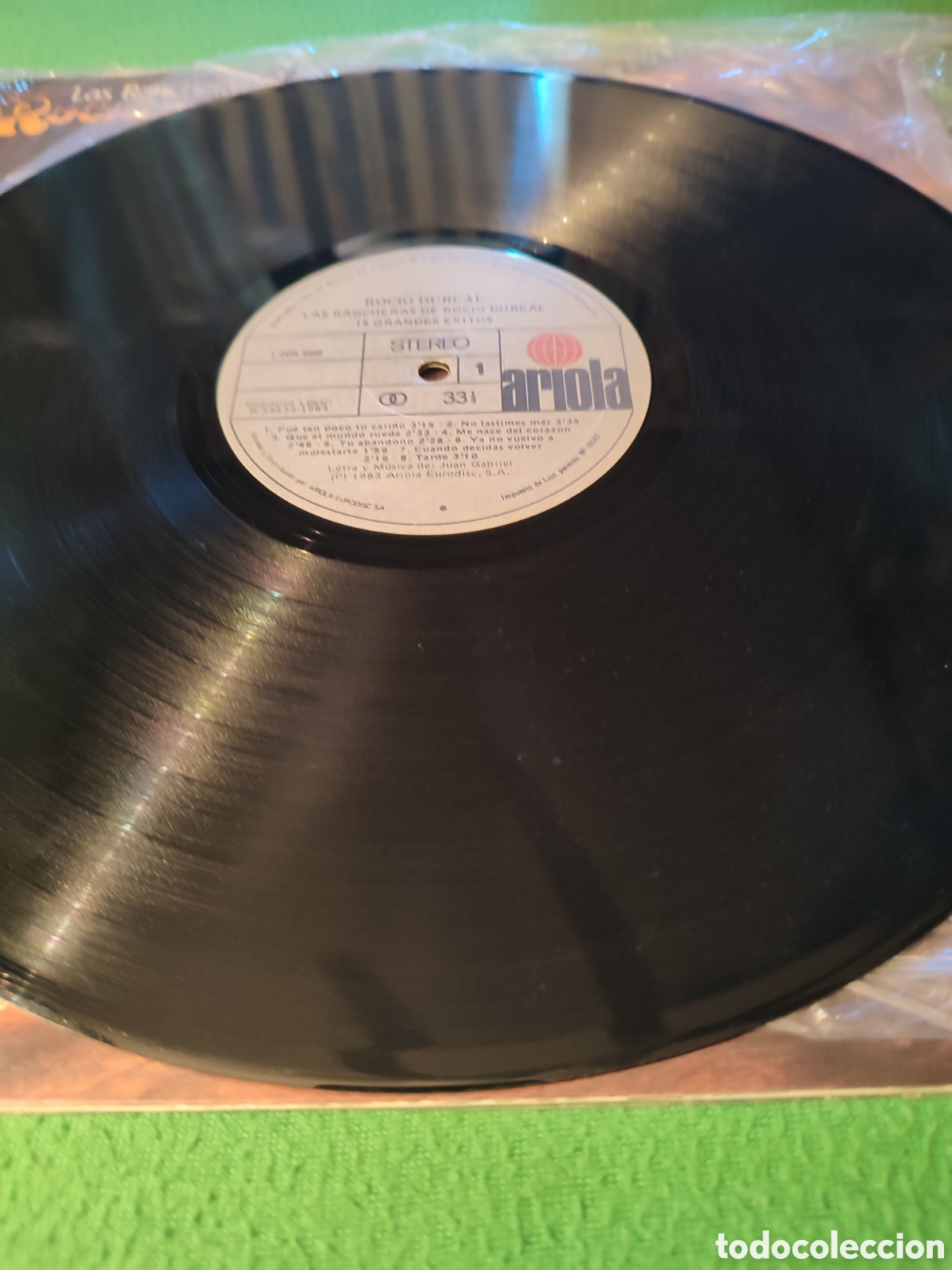 Discos de vinilo: Roc&iacute;o Durcal - Las rancheras 15 grandes &eacute;xitos - Foto 3