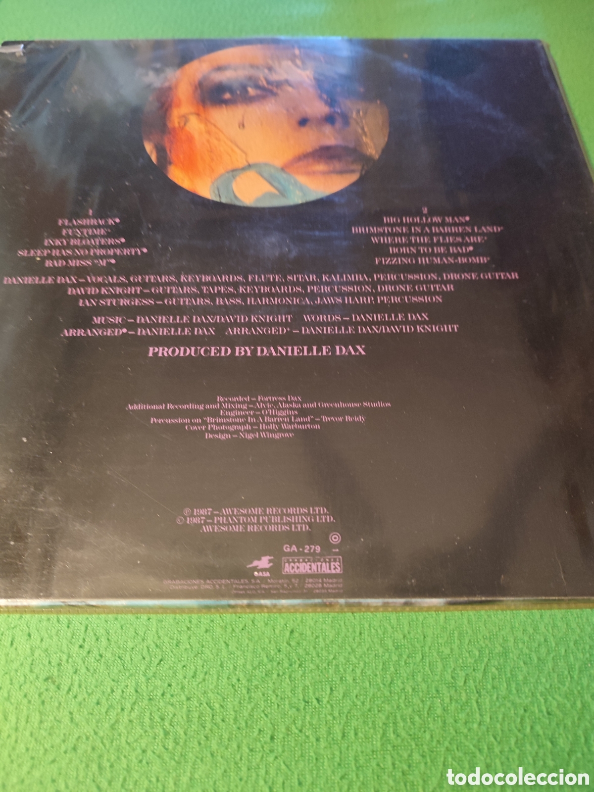 Discos de vinilo: Danielle Dax - Inky Bloater Vinilo Lp - Foto 2