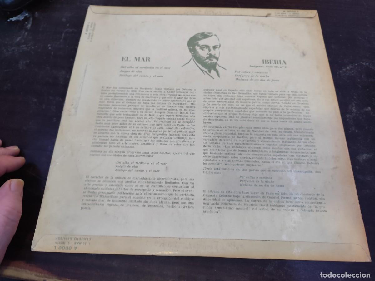 Discos de vinilo: EL MAR / DEBUSSY / DIMITRI MITROPOULOS / R13 / PHILIPS - Foto 3