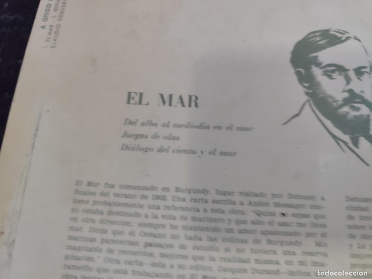 Discos de vinilo: EL MAR / DEBUSSY / DIMITRI MITROPOULOS / R13 / PHILIPS - Foto 4