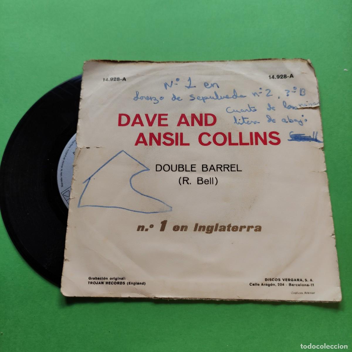 Discos de vinilo: DAVE AND ANSIL COLLINS * DOUBLE BARREL * SINGLE ** JUANI - Foto 2