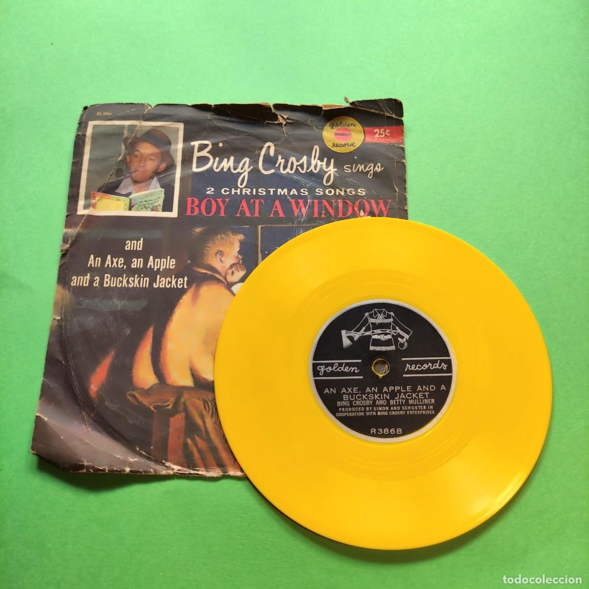 Discos de vinilo: BING CROSBY * BOY AT A WINDOW * SINGLE ** JUANI - Foto 1