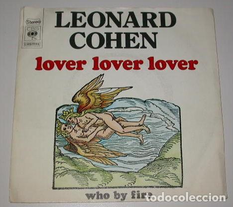 Discos de vinilo: Leonard cohen 45t lover lover lover single - Foto 1
