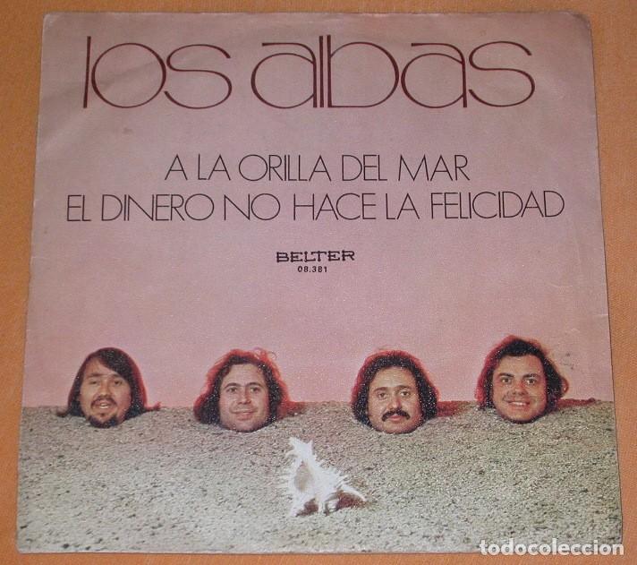 Discos de vinilo: Los albas 45t A la orilla del mar VG++ EX SINGLE - Foto 1