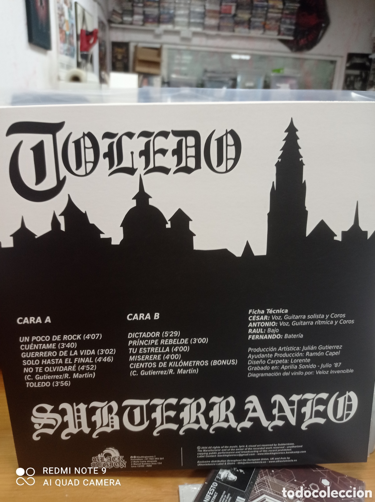 Discos de vinilo: Subterr&aacute;neo Toledo reedici&oacute;n - Foto 2