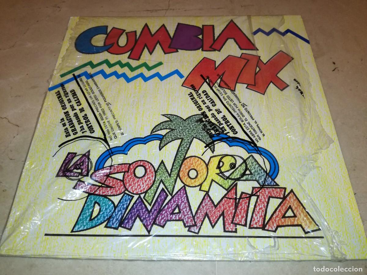 Vinyl records: LA SONORA DINAMITA-CUMBIA MIX-ORIGINAL 1989-AUN CON PARTE DEL PRECINTO ORIGINAL-EN EXCELENTE ESTADO