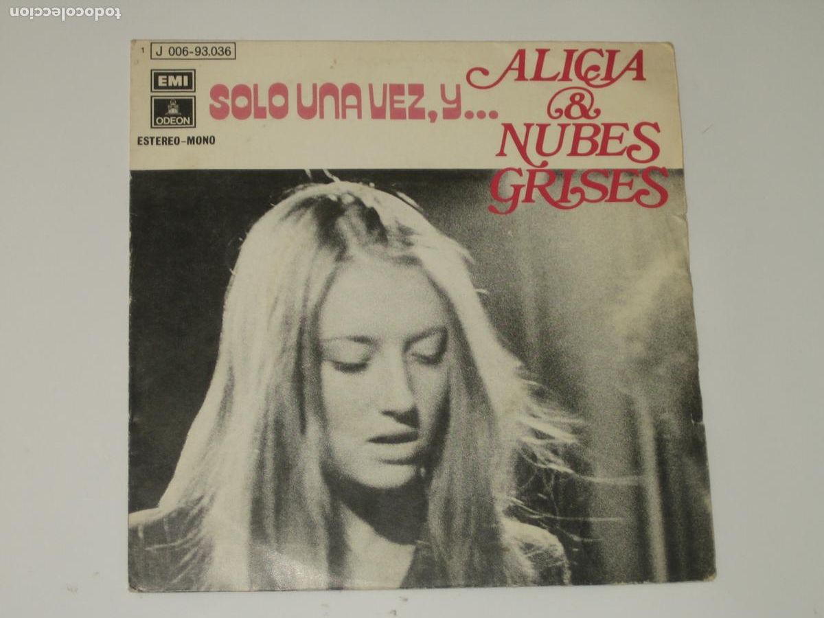 Discos de vinilo: DISCOFERTA - EP/SINGLE - ALICIA Y NUBES GRISES - Foto 1