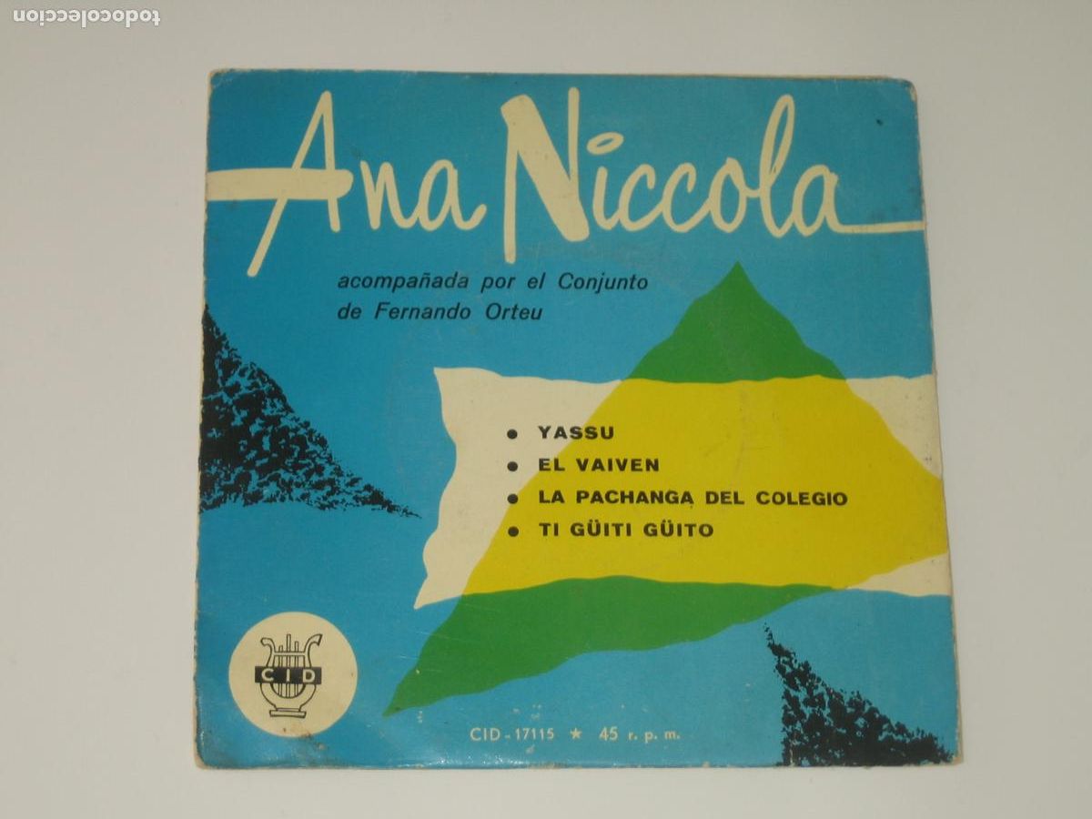 Discos de vinilo: DISCOFERTA - EP/SINGLE - ANA NICCOLA - Foto 1