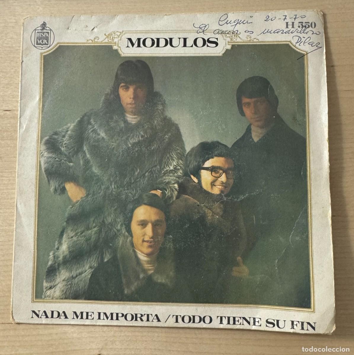 Discos de vinilo: Los Modulos 45t Nada me importa VG EX - Foto 1