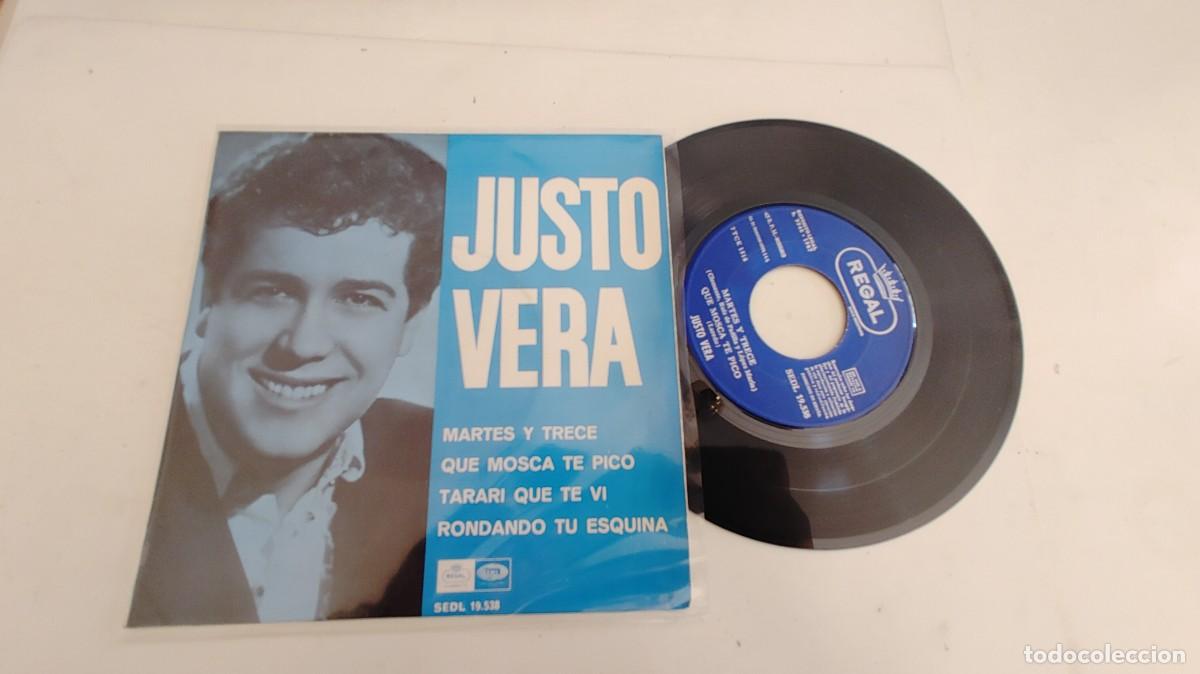 Discos de vinilo: JUSTO VERA-EP MARTES Y TRECE +3 - Foto 1
