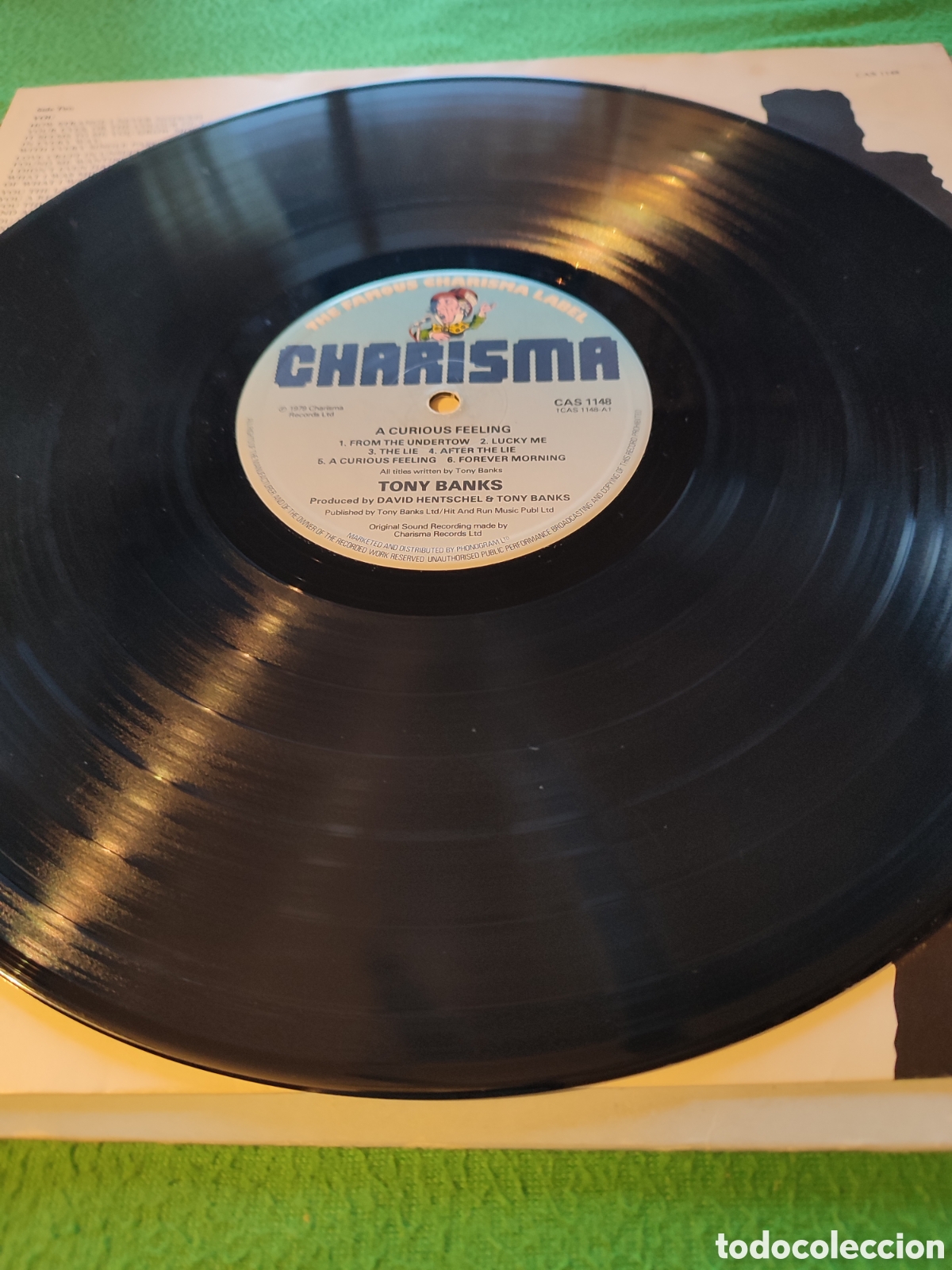 Discos de vinilo: Tony Banks - Acourious feeling Vinilo - Foto 3