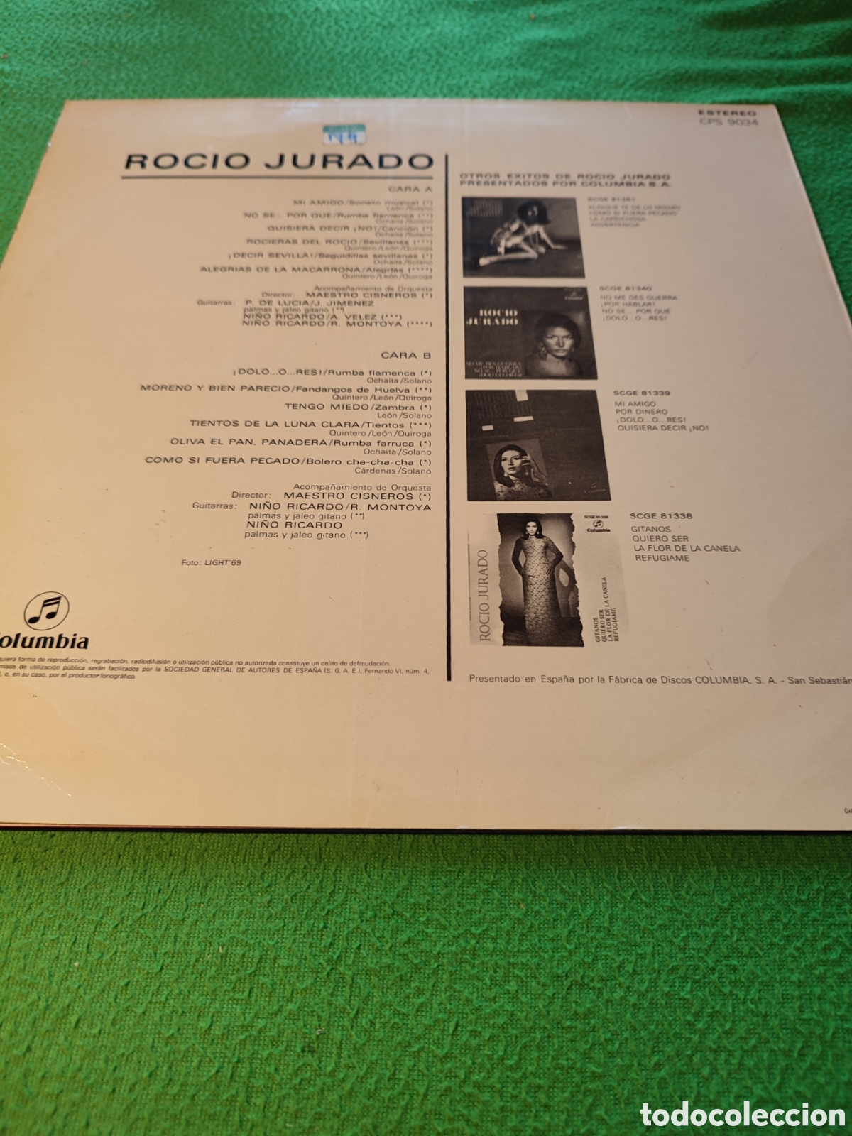 Discos de vinilo: Roc&iacute;o Jurado - Mi amigo Vinilo Lp - Foto 2