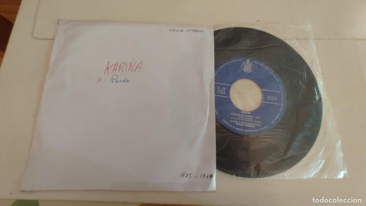 Discos de vinilo: KARINA-SINGLE PUEDO-SIN PORTADA - Foto 1