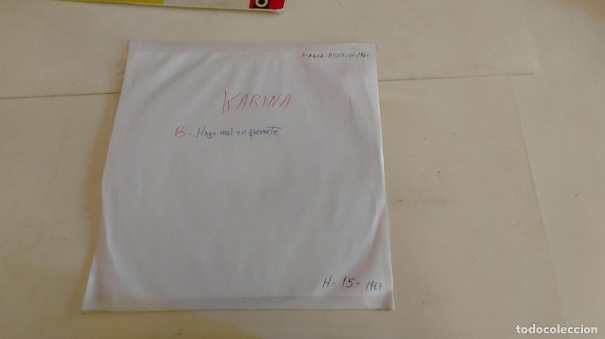 Discos de vinilo: KARINA-SINGLE PUEDO-SIN PORTADA - Foto 2