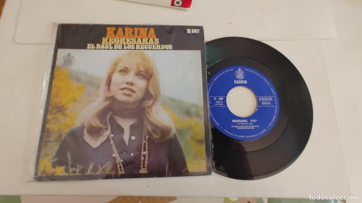 Discos de vinilo: KARINA-SINGLE REGRESARAS - Foto 1