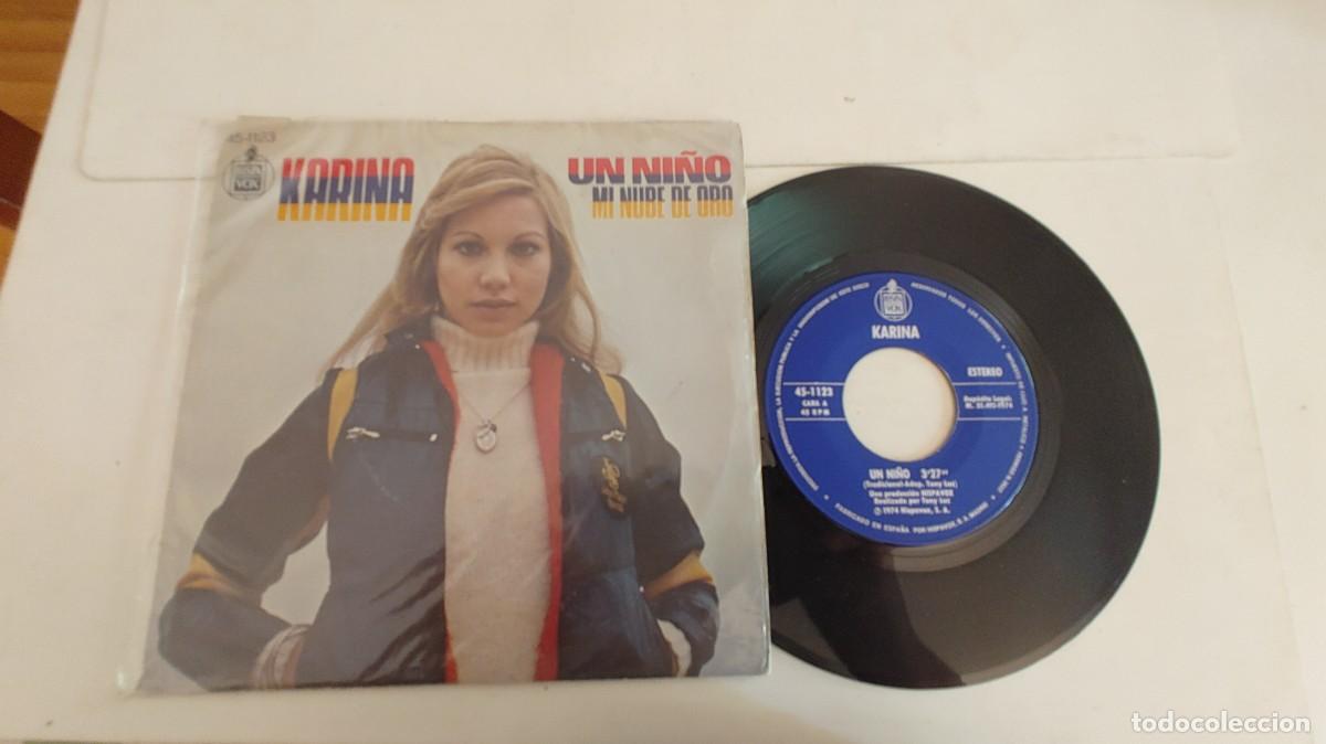Discos de vinilo: KARINA-SINGLE UN NI&Ntilde;O - Foto 1
